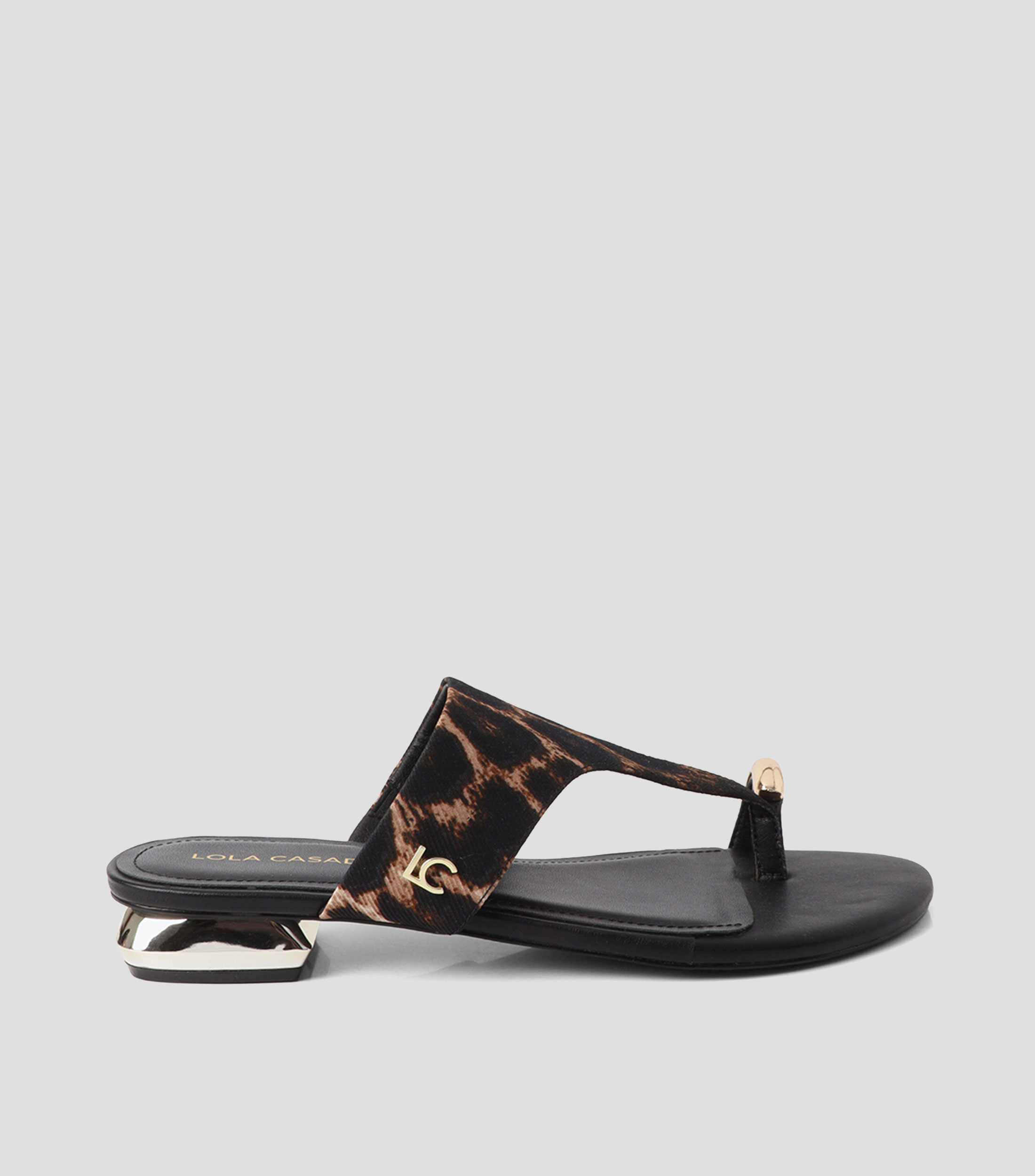 Sandalias con tacón cuadrado Mujer